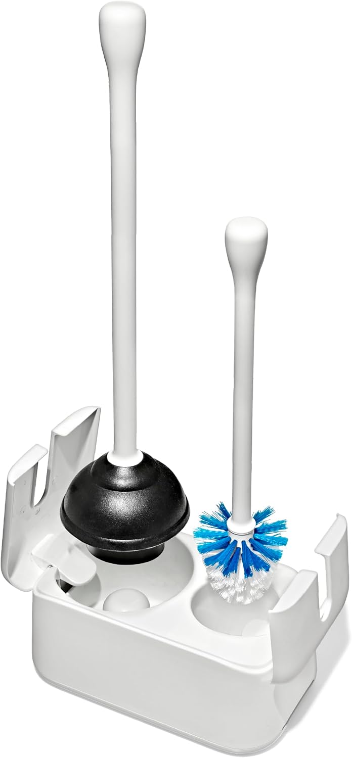 Toilet Brush Holder - Ensemble brosse et déboucheur WC Good