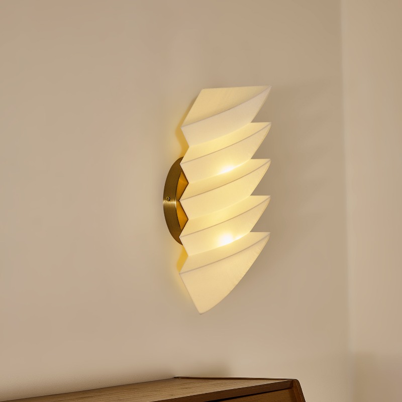 Japanese Home Bathroom Design - Lampes murales de designer japonais, luminaires