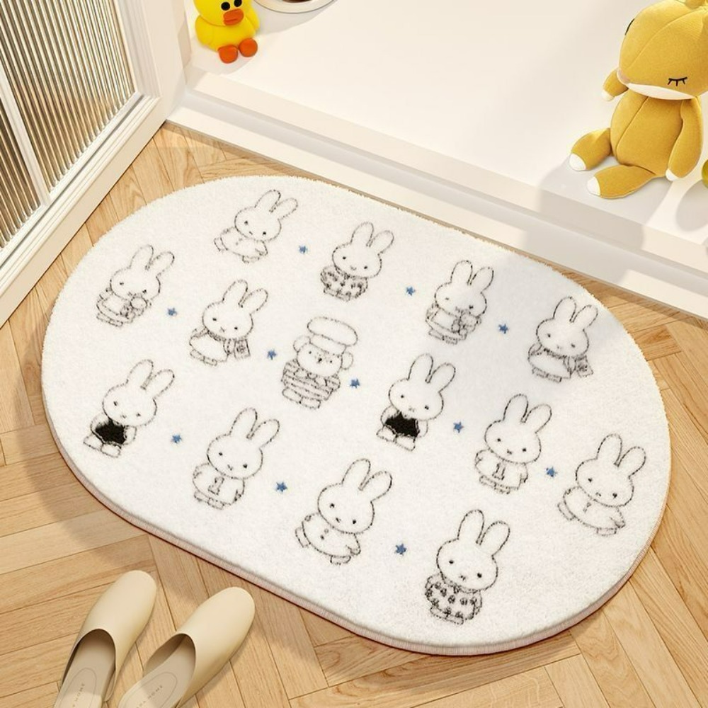 Home Edit Bathroom - Tapis de sol Miffy en imitation