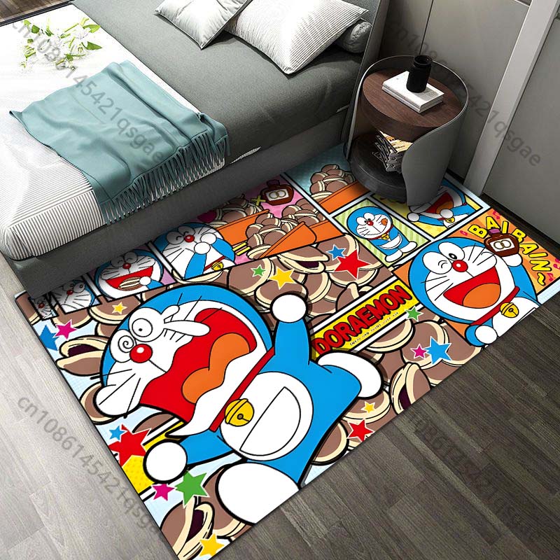 Japan Bathroom.Home - Tapis imprimé Doraemon et ses amis