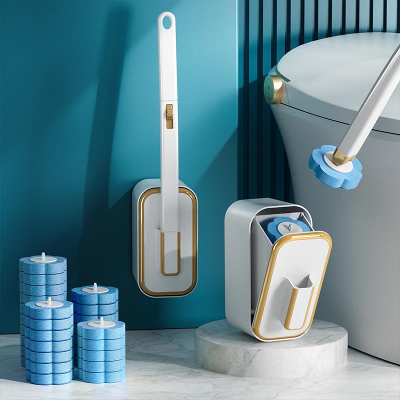 Toilet Brush Holder - Ensemble brosse WC murale avec support,