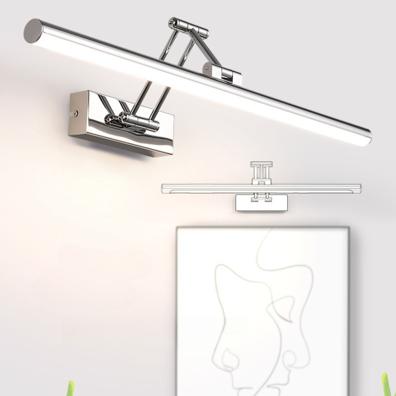Home Bathroom Vanity - Lampe frontale miroir tricolore en fer,