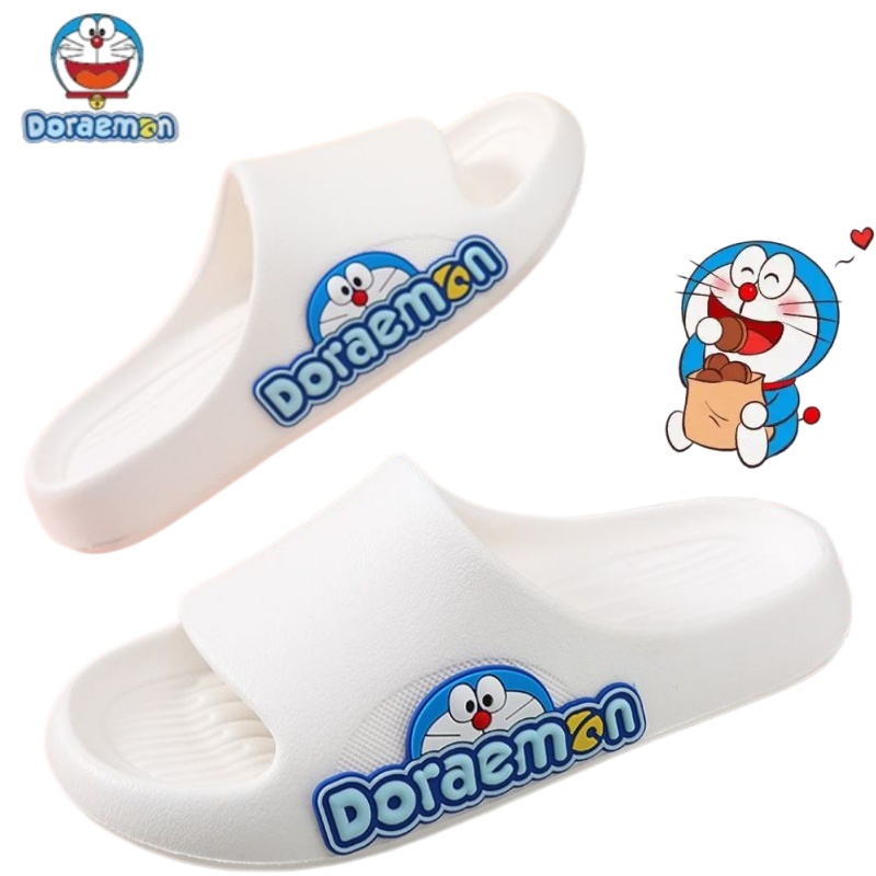 Home Edit Bathroom - Pantoufles d'été confortables Doraemon Jingle Cat,