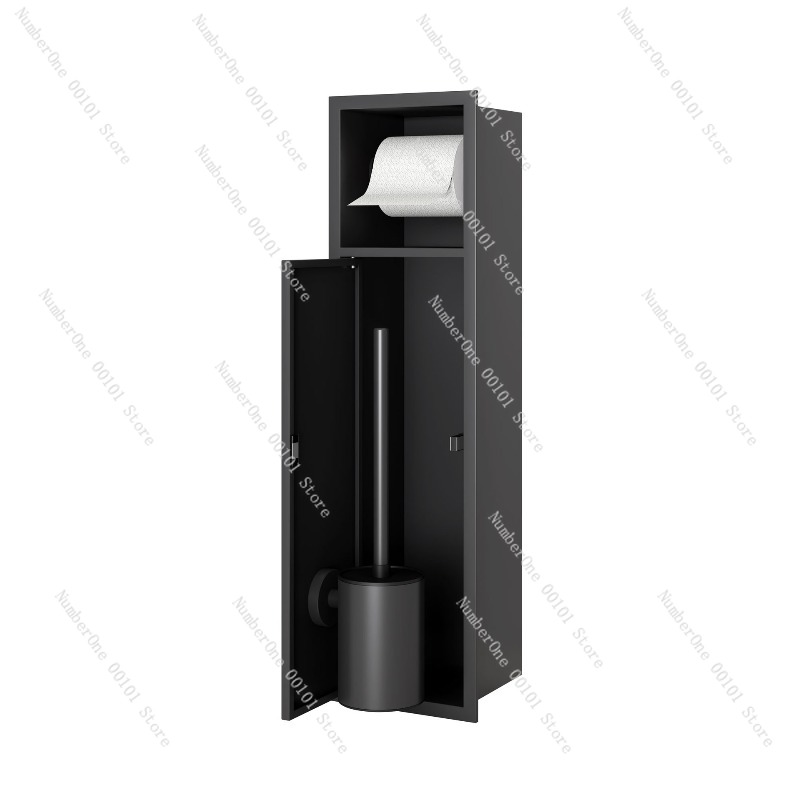 Toilet Brush Holder - Support mural en acier inoxydable 304