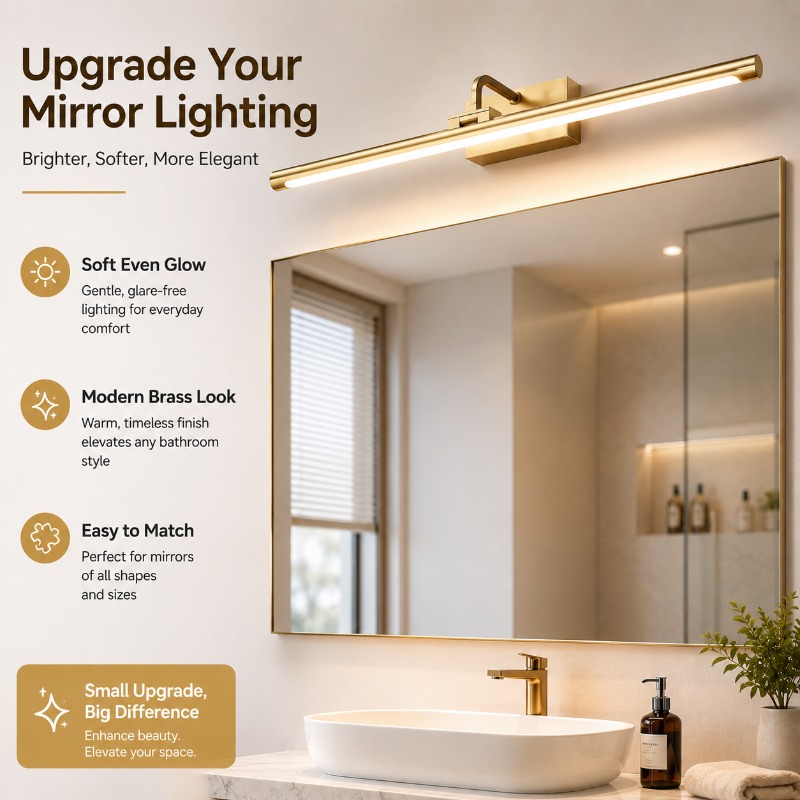 Home Bathroom Vanity - Lampe murale LED vintage 40cm 55cm