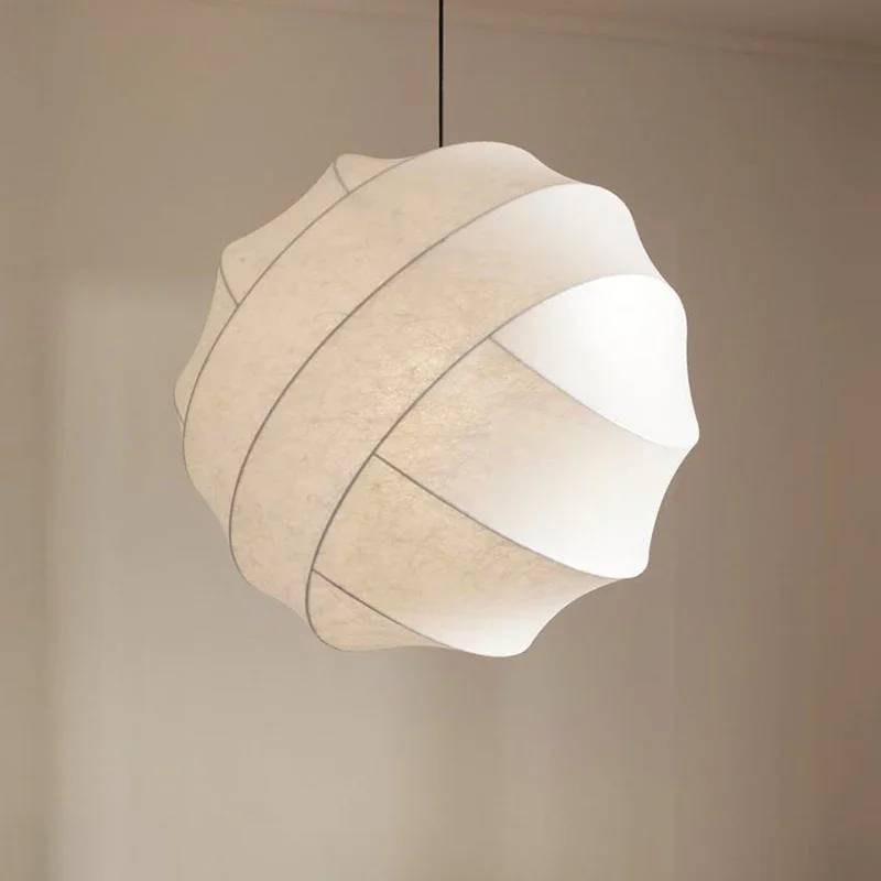 Japan Bathroom.Home - Wabi Sabi soie japonais suspension lampe