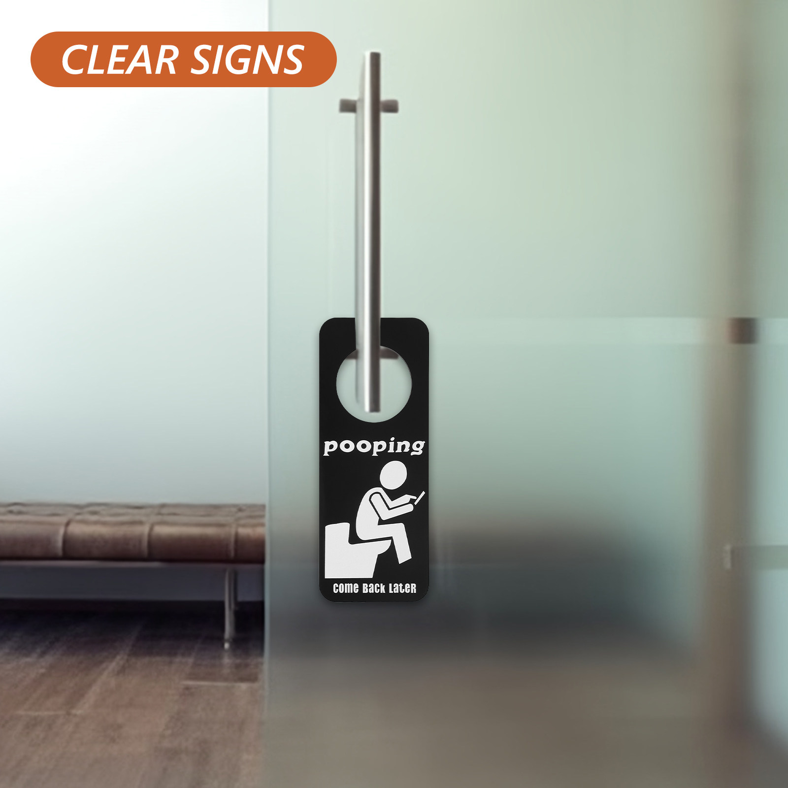 Home Bathroom Occupied Sign - Panneau de signalisation 