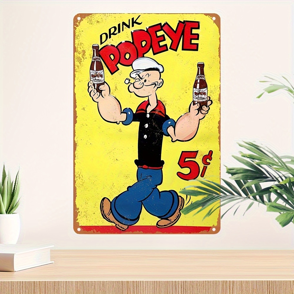 Home Bathroom Wall Decor - Panneau mural en métal vintage «