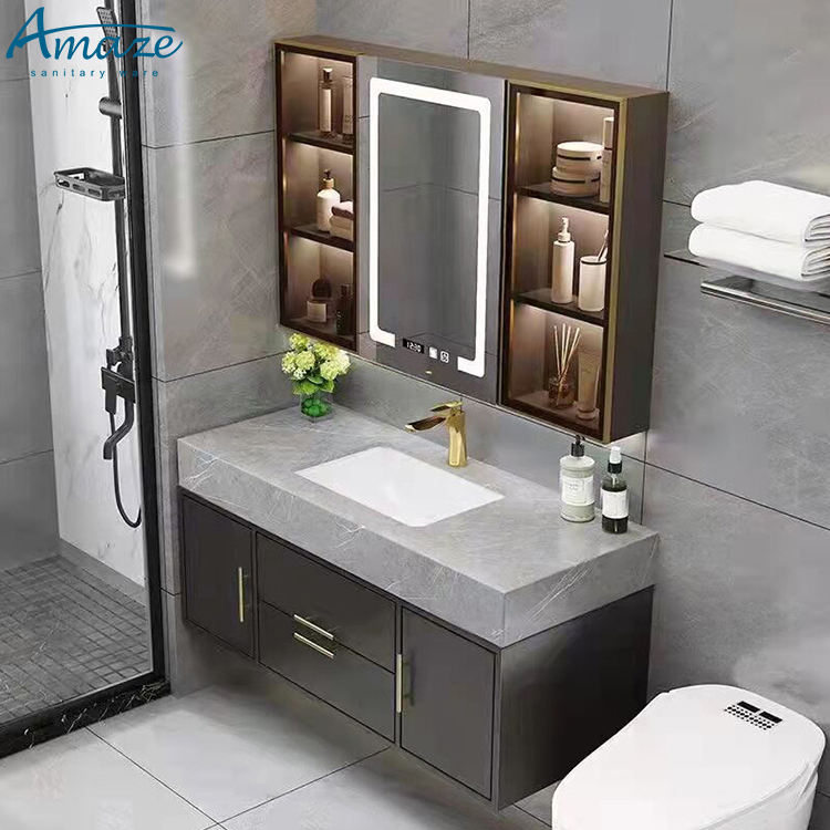 Meuble de salle de bain mural  - Home Living Bathroom Vanity avis et prix