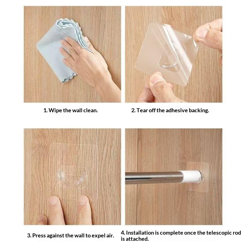 Supports de tringle à rideaux  - Home Bathroom Wall Decor avis et prix