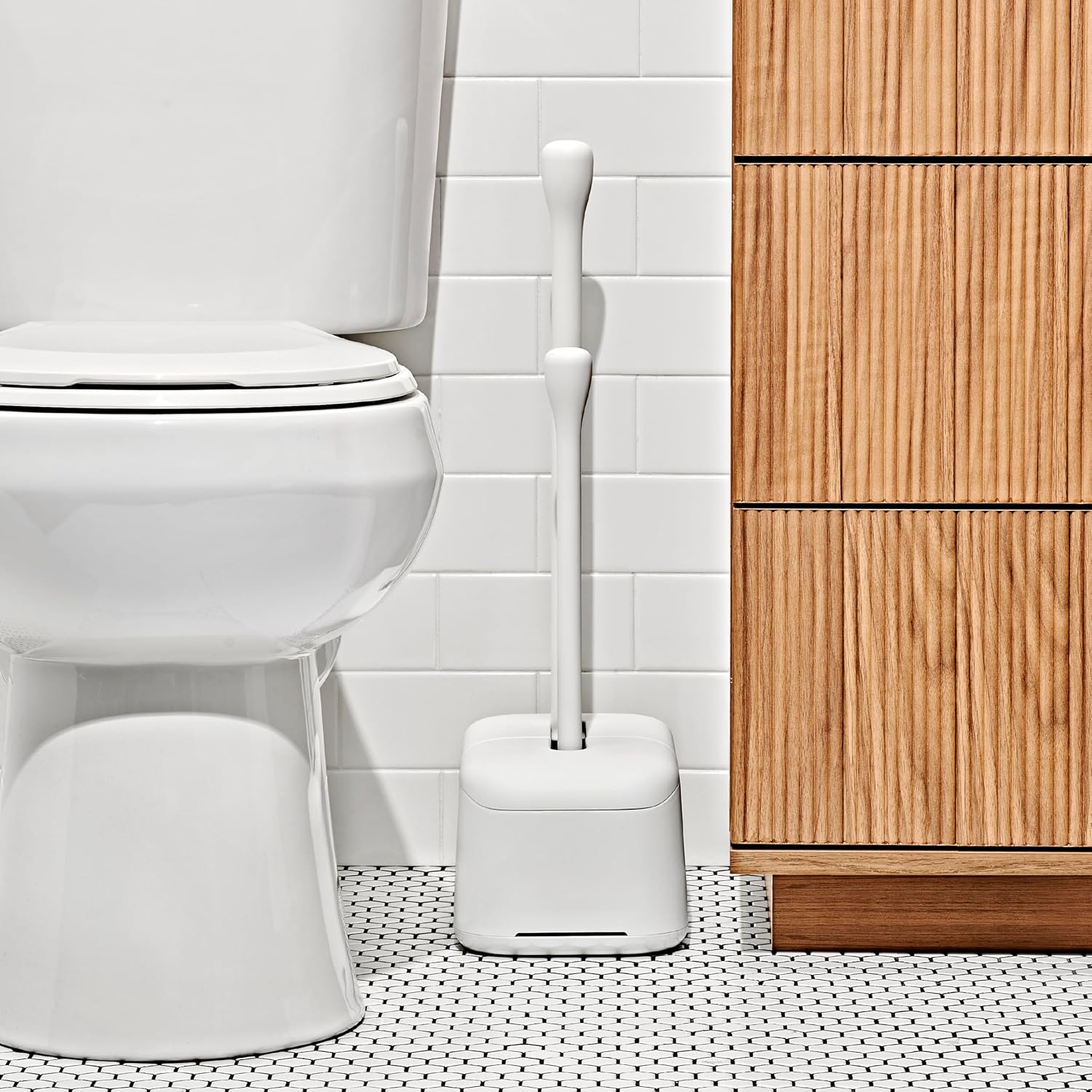 Ensemble brosse et déboucheur  - Toilet Brush Holder avis et prix