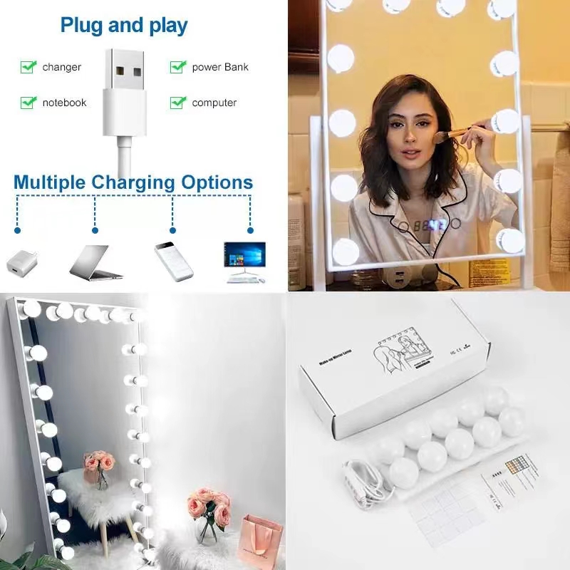 Ampoules de maquillage pour mi - Home Bathroom Vanity avis et prix
