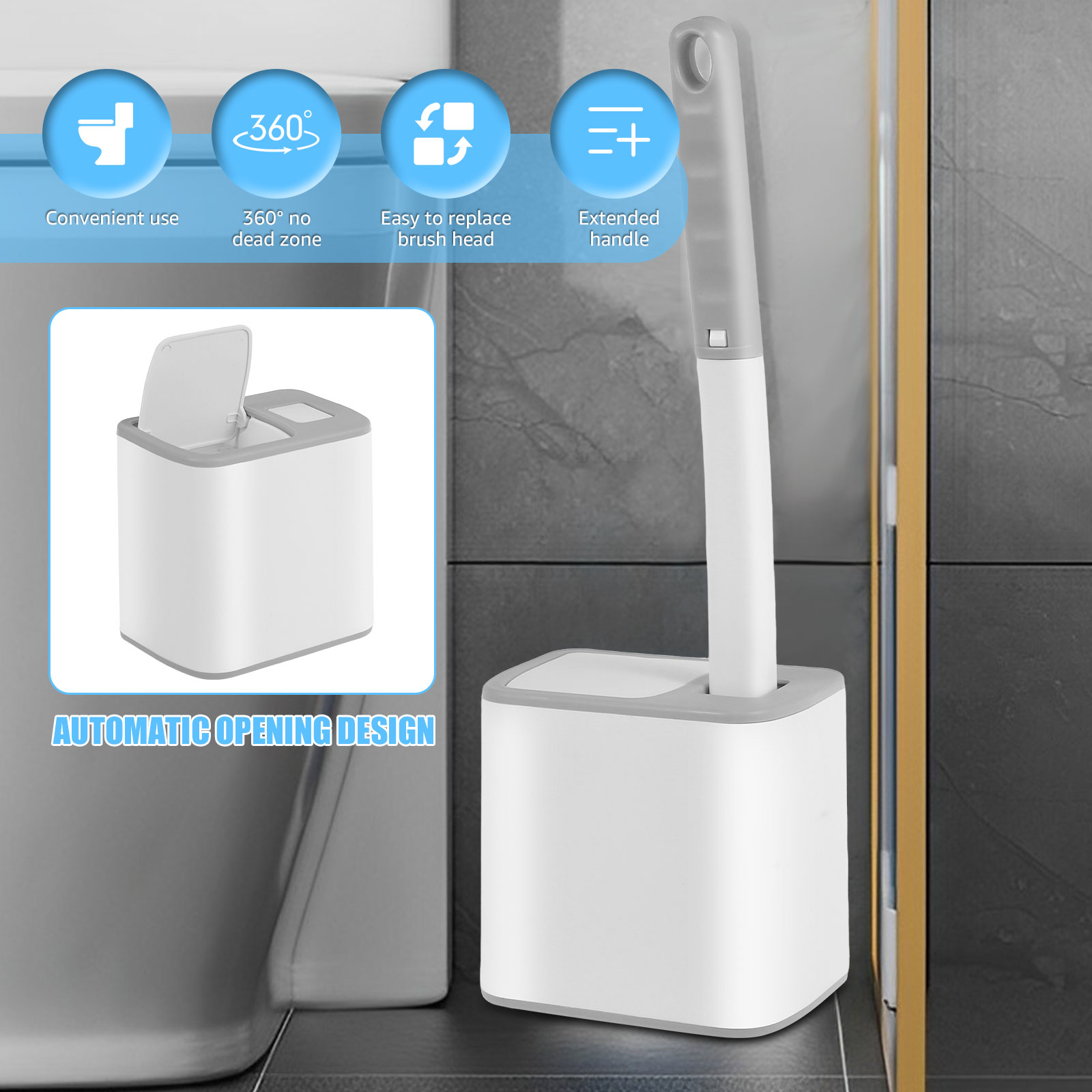 Brosse de toilette avec Kits d - Home Bathroom Upgrades avis et prix