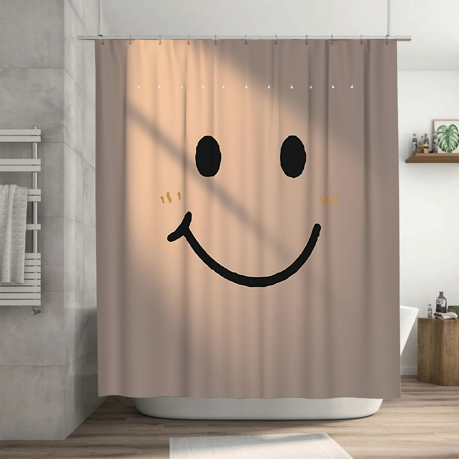 Rideau de douche Design visage - Home Bathroom Upgrades avis et prix