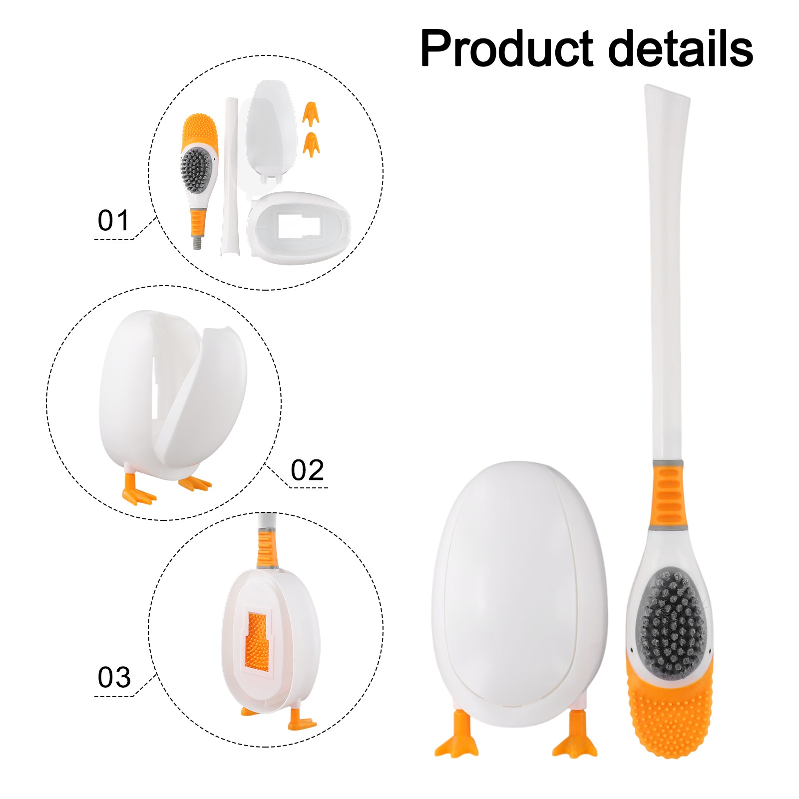 Brosse de toilette en silicone - Toilet Brush Holder avis et prix