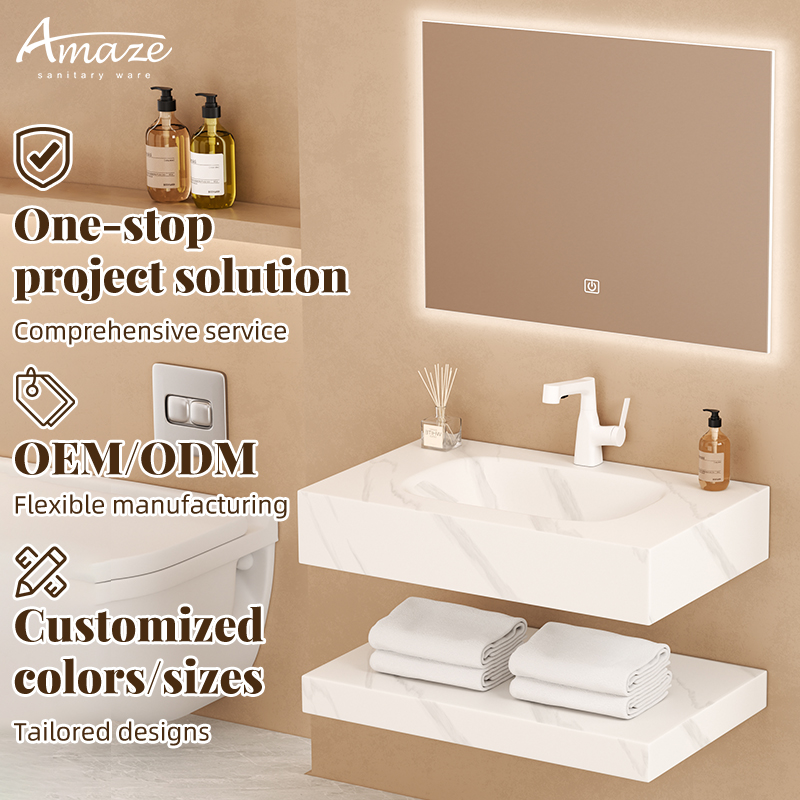 Meuble de salle de bain au des - Home Living Bathroom Vanity avis et prix