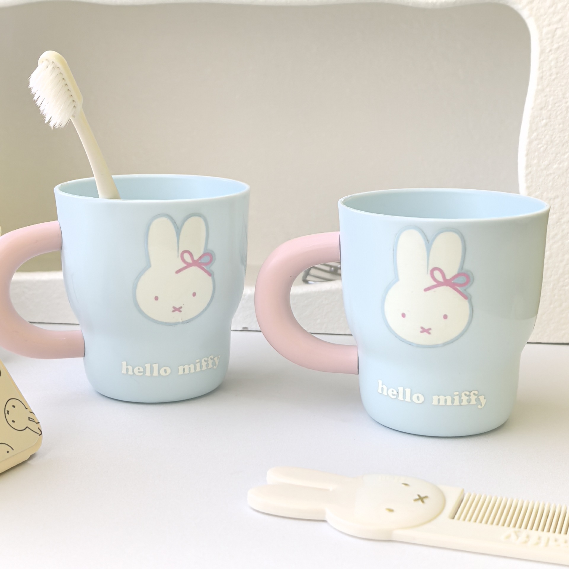 Tasse à dents en plastique mot - Home Edit Bathroom avis et prix