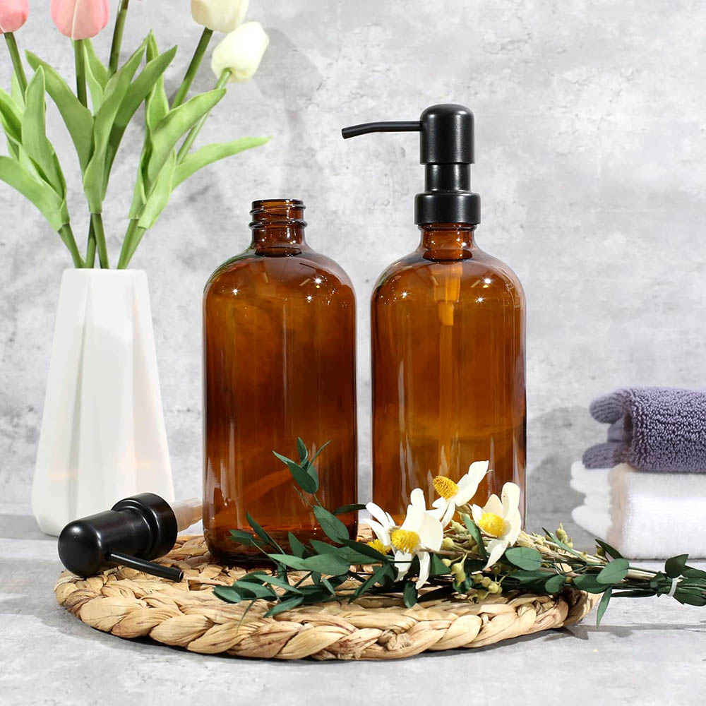 Distributeur de savon en verre - Soap Dispenser Pump avis et prix