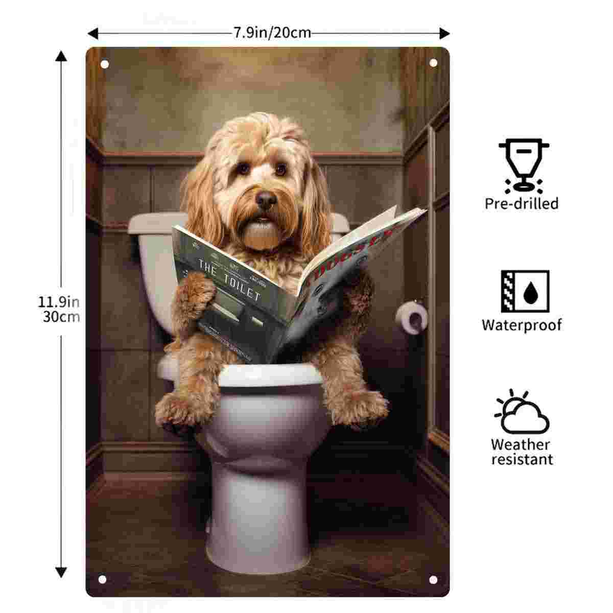 Panneau mural en métal 2D plat - Home Bathroom Wall Decor avis et prix