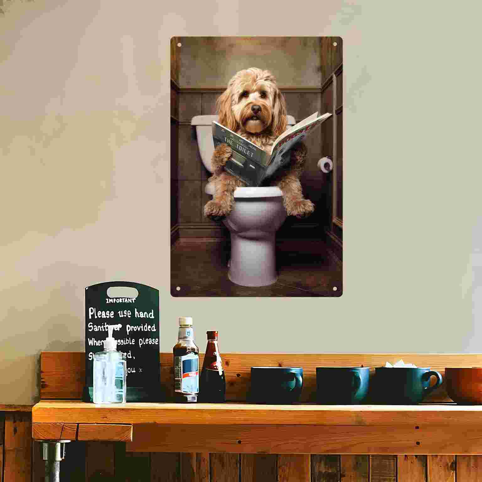 Panneau mural en métal 2D plat - Home Bathroom Wall Decor avis et prix