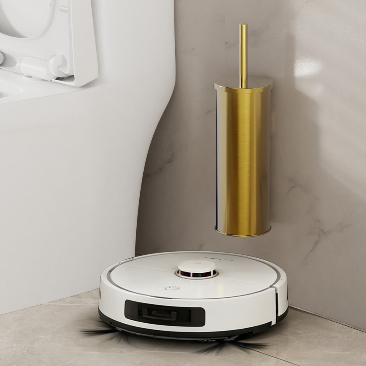 1 ensemble de brosses de toile - Toilet Brush Holder avis et prix